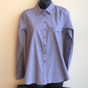 Urban Cotton Company dress shirt purple Sz S